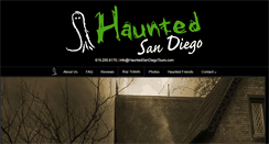 Desktop Screenshot of hauntedsandiegotours.com